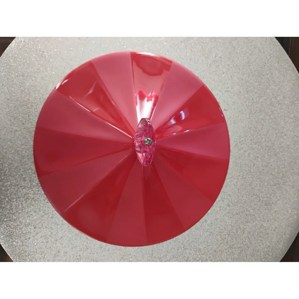 Valentine Day Heart Lid Candy Jar Treat‎ Container Red White